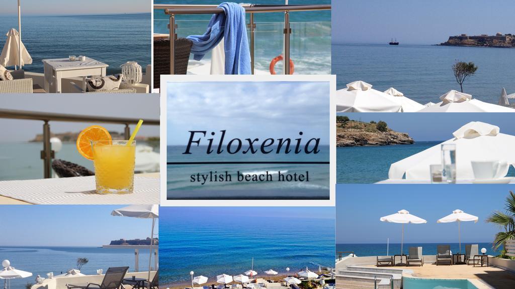 Filoxenia Beach Hotel Rétino Exterior foto